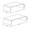 Curved crystal small table Gallery 110-129 in Living room