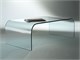 Table basse en verre courbé Gallery 110-129 in Jour
