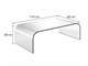 Crystal small table Gallery - 110x60 - 129x68 cm in Living room