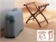 Leather luggage clothes rack in Accessories
