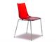 Chaise en plastique polycarbonate Zebra Antishock in Jour