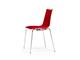 Chaise en plastique polycarbonate Zebra Antishock in Jour