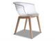 Fauteuil avec cadre en bois Natural Miss B Antishock chaise in Jour