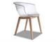 Sessel mit Rahmen aus Holz Natural Miss B Antishock Stuhl in Tag