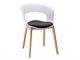 Fauteuil avec cadre en bois Natural Miss B Antishock chaise in Jour