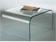 Tischchen aus gebogenem Glas Gallery 60 in Tag