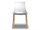 Chair with transparent seat Natural Zebra antishock  in Living room