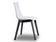 Chair Natural Zebra antishock solid color seat in Living room