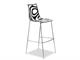 Technopolymer stool Wave 80  in Living room