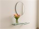 Regal aus gebogenem Glas Wave in Tag
