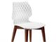 Uni 562 Polypropylene chair with wooden legs   in Living room