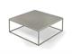 Short square coffee-table Lamina in Living room