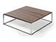 Short square coffee-table Lamina in Living room