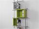 Libera C3 Bookcase with steel structure in Living room