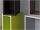 Libera C3 Bookcase with steel structure in Living room