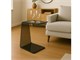 Little table in curved glass Wry in Living room