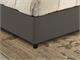 Sommier upholstered double bed with fixed bed base in Bedrooms