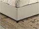 Sommier gepolstertes Doppelbett mit festem Sprungfederrahmen in Nacht