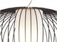 Rounded metal wire chandelier Titti in Lighting