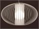 Rounded metal wire chandelier Titti in Lighting