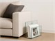 Magazine rack in curved glass Newsweek in Accessories
