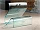 Magazine rack in curved glass Times in Accessories