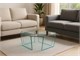 Table basse en verre courbé Quadra in Jour