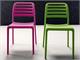 One piece stackable chair in polypropylene Clip  in Living room
