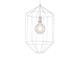 Hanging lamp in steel Lori in Lighting