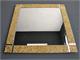 Squared mirror with frame in grained glass Audrey in Bathroom