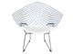 Bertoia Diamond Sessel aus verchromtem Metall in Tag