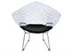 Bertoia Diamond Sessel aus verchromtem Metall in Tag