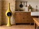 Flute fireplace in majolica in Accessories