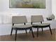 To-Kyo 541 armchair with structure in wood in Living room