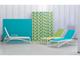 WHITE sunbed Atlantico in Outdoor