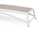 WHITE sunbed Atlantico in Outdoor