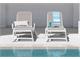 DOVE-GREY sunbed Atlantico in Outdoor