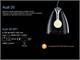 AUDI 20 aufgehängte Lampe mit Diffusor aus Glas in Beleuchtung