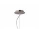 Luce Cromo SP1 Small hanging lamp with diffusor in glass in Lighting