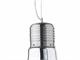 Luce Cromo SP1 big lampe à suspension avec diffuseur en verre in Éclairage