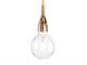 Minimal SP1 hanging lamp in colored or chromed metal in Lighting