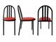 Mallet Stevens Stuhl aus lackiertem Metall in Tag