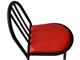 Mallet Stevens chair in lacquered metal in Living room