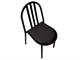 Mallet Stevens Stuhl aus lackiertem Metall in Tag