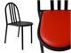 Mallet Stevens chaise en métal laqué in Jour