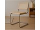 Cesca chaise en métal chromé avec structure en bois in Jour