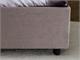 Ribbony upholstered double bed with fixed base in Bedrooms