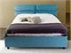 Ribbony upholstered double bed with fixed base in Bedrooms