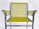 René Herbst 304 Sessel mit Struktur aus Metall mit Armlehnen und elastischen Schnüren in Tag