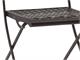 Isa chaise pliante sans accoudoirs in Extérieur